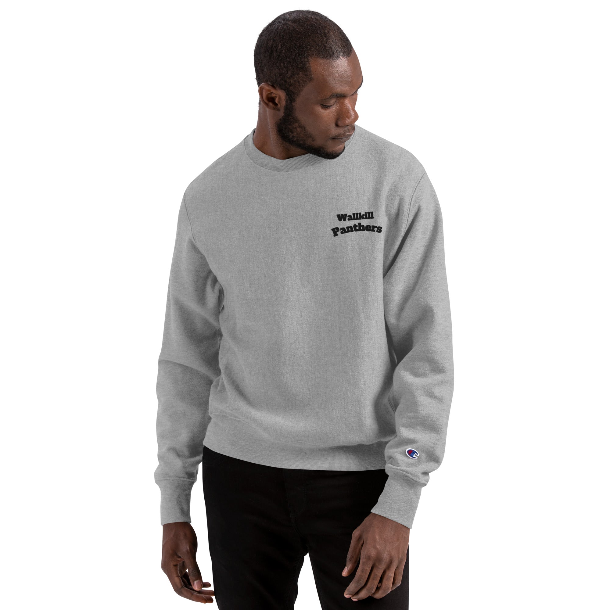 Champion embroidered sweater clearance outlet